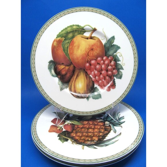 Fitz & Floyd Belle Classique Bone China  9-1/4" Salad Plates New set of 3 - Picture 1 of 16